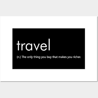 Travel (Funny Definition) Posters and Art